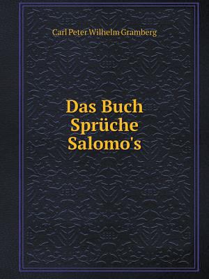 Das Buch Spr?che Salomo's [German] 5519062366 Book Cover