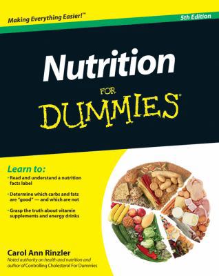 Nutrition for Dummies 0470932317 Book Cover