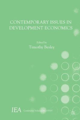 Contemporary Issues in Development Economics 1137579447 Book Cover