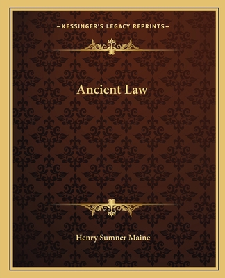 Ancient Law 1162653078 Book Cover