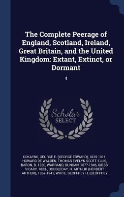 The Complete Peerage of England, Scotland, Irel... 1340071665 Book Cover