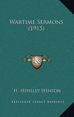 Wartime Sermons (1915) 116624069X Book Cover