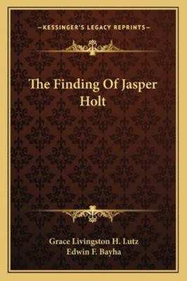 The Finding Of Jasper Holt 1163273430 Book Cover