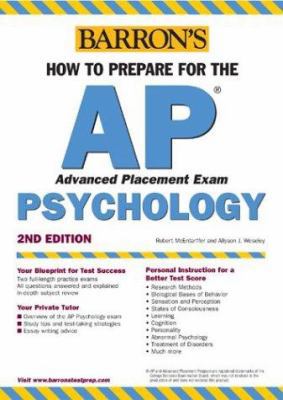 How to Prepare for the AP Psychology (BARRON'S ... 0764123491 Book Cover