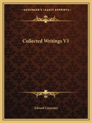Collected Writings V1 1162811250 Book Cover