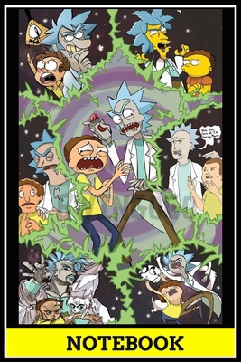 Rich and Morty notebook - best gift for Rich and Morty lovers: 6x9 inch, 120 pages, blank line, notepad, journal, Rich and Morty notebook, Rich and Morty office supplies