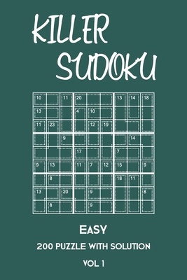 Killer Sudoku Easy 200 Puzzle With Solution Vol... 1701241269 Book Cover