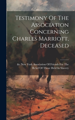 Testimony Of The Association Concerning Charles... 102061420X Book Cover