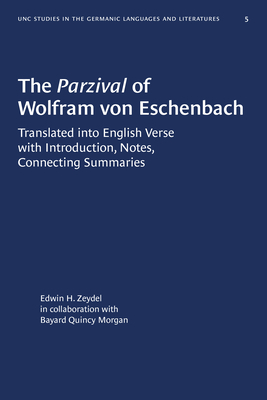 The Parzival of Wolfram Von Eschenbach: Transla... 1469658720 Book Cover