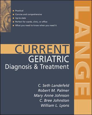 Current Geriatric Diagnosis and Treatment (LANG... 0071399240 Book Cover