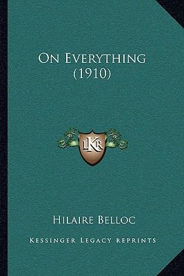 On Everything (1910) 1164907077 Book Cover