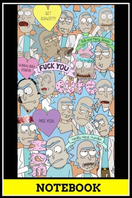 Rich and Morty notebook - best gift for Rich and Morty lovers: 6x9 inch, 120 pages, blank line, notepad, journal, Rich and Morty notebook, Rich and Morty office supplies