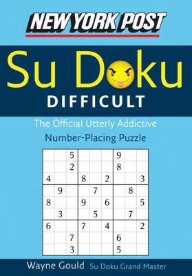 New York Post Difficult Su Doku: The Official U... 0061173371 Book Cover