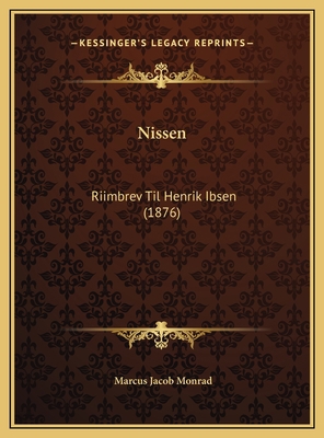 Nissen: Riimbrev Til Henrik Ibsen (1876) [Norwegian] 1169385265 Book Cover
