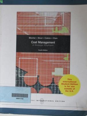 Cost Management A Strategic Emphasis, 4/E (Ie) ... 0071266186 Book Cover