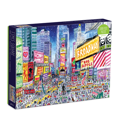Video Game Michael Storrings Times Square 1000 Piece Puzzle Book