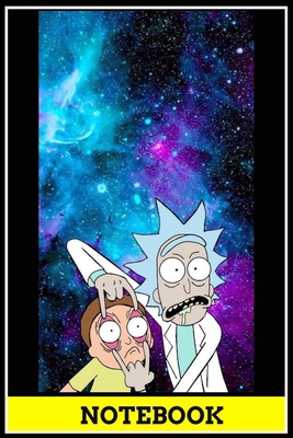 Rich and Morty notebook - best gift for Rich and Morty lovers: 6x9 inch, 120 pages, blank line, notepad, journal, Rich and Morty notebook, Rich and Morty office supplies