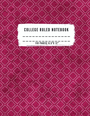 College Ruled Notebook: College Ruled Notebook ... 8424923804 Book Cover