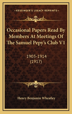 Occasional Papers Read by Members at Meetings o... 1164271903 Book Cover