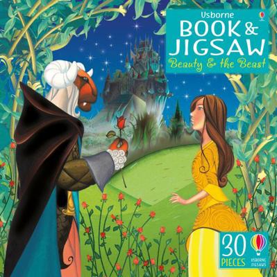 Beauty and the Beast (Usborne Book and Jigsaw) 1474940161 Book Cover