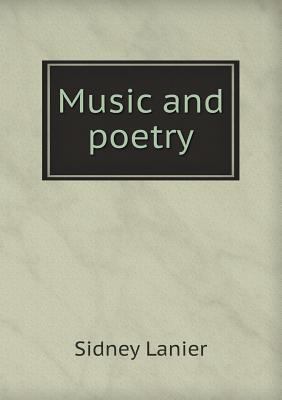 Music and Poetry 5518438230 Book Cover