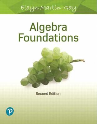 Algebra Foundations: Prealgebra, Introductory A... 0135859840 Book Cover