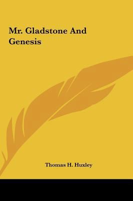 Mr. Gladstone and Genesis 1161575251 Book Cover