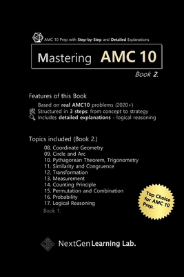 Mastering AMC 10 Book 2.: Guided AMC 10 Prep wi... B0FKNP5QCV Book Cover