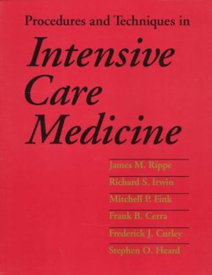 Procedures and Techniques in Intensive Care Med... 0316747211 Book Cover