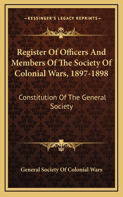 Register of Officers and Members of the Society... 1163874205 Book Cover