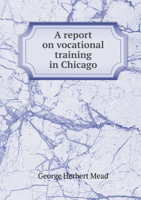 A Report on Vocational Training in Chicago 5518672446 Book Cover