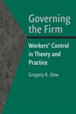 Governing the Firm 0521522218 Book Cover