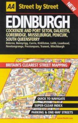 AA Street by Street Edinburgh Midi (AA Street b... 0749527498 Book Cover