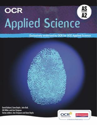 OCR Applied Science as & A2 Student Book 0435692127 Book Cover