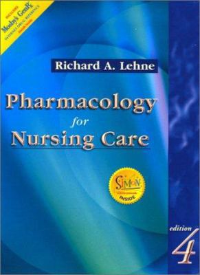 Pharmacology for Nursing Care 0721689973 Book Cover