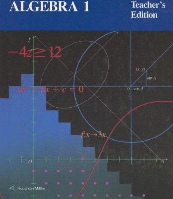 Algebra 1 0395535905 Book Cover