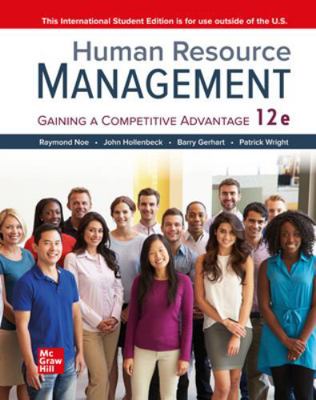 Human Resource Management 1260570746 Book Cover