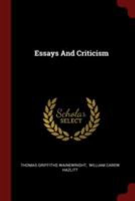 Essays And Criticism 1376224186 Book Cover