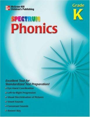 Spectrum Phonics, Kindergarten 1561899402 Book Cover