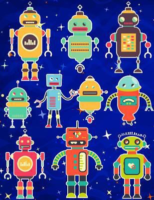 Robots Sticker Album For Boys: 100 Plus Pages F... 1975981928 Book Cover
