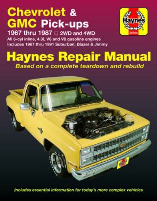 Chevrolet & GMC Pick-Ups 1967-87 & Blazer, Jimm... B000IORNA8 Book Cover
