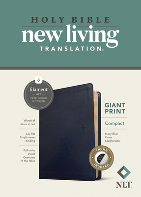 NLT Compact Giant Print Bible, Filament Enabled... 1496460650 Book Cover