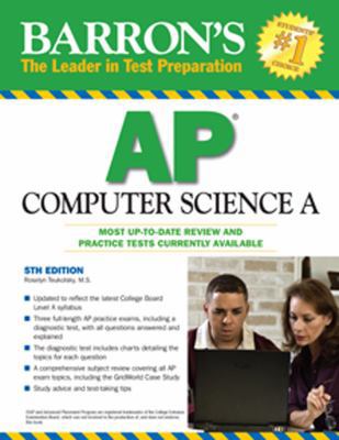 Barron's AP Computer Science A 0764143735 Book Cover
