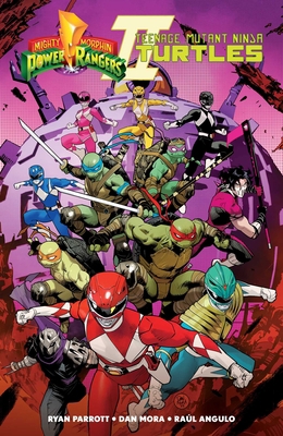 Mighty Morphin Power Rangers/Teenage Mutant Nin... 1684159970 Book Cover