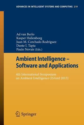 Ambient Intelligence - Software and Application... 3319005650 Book Cover