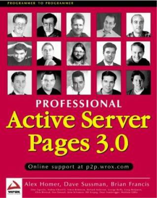 Professional Active Server Pages 3.0 1861002610 Book Cover