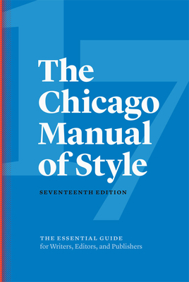 The Chicago Manual of Style, 17th Edition 022628705X Book Cover