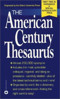 American Century Thesaurus 0613014294 Book Cover