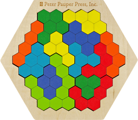 Hardcover Kids' Wooden Geo Puzzle Book