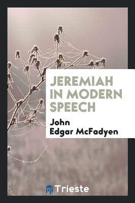 Jeremiah in Modern Speech 0649130316 Book Cover